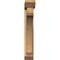Ekena Millwork Legacy Slat Rough Sawn Bracket w/ Offset Brace, Western Red Cedar, 6"W x 30"D x 38"H BKT0604X30X38LEC06RWR - alternate 3